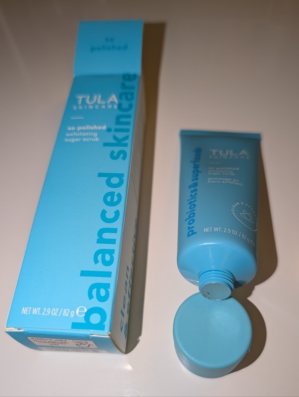 so polished exfoliating sugar scrub TULA SKINCARE